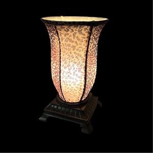 Vintage Leopard Print Accent L a mp 12″ Mood L i ghting with On/Off Cord Perfect